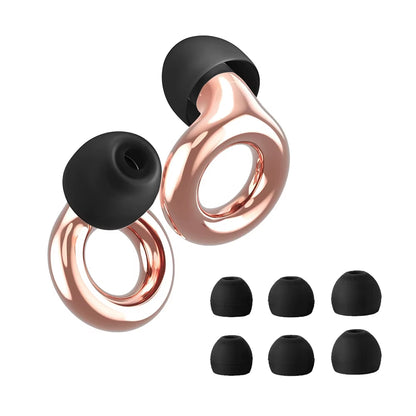 HUAK Reusable High-Fidelity Ear Plugs - 8 Ear Tips in XS/S/M/L - Concerts & Festivals, Live Events, Musicians, Djs