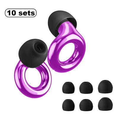 HUAK Reusable High-Fidelity Ear Plugs - 8 Ear Tips in XS/S/M/L - Concerts & Festivals, Live Events, Musicians, Djs